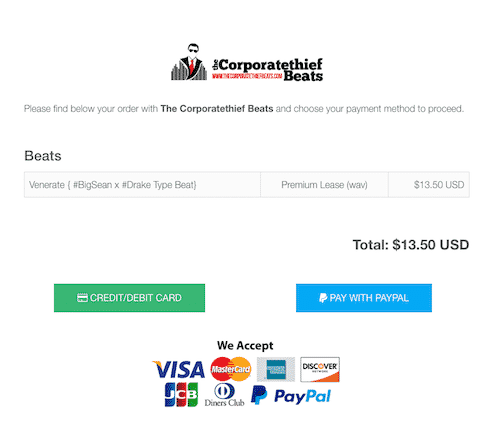 Check Out Page Check Out Page